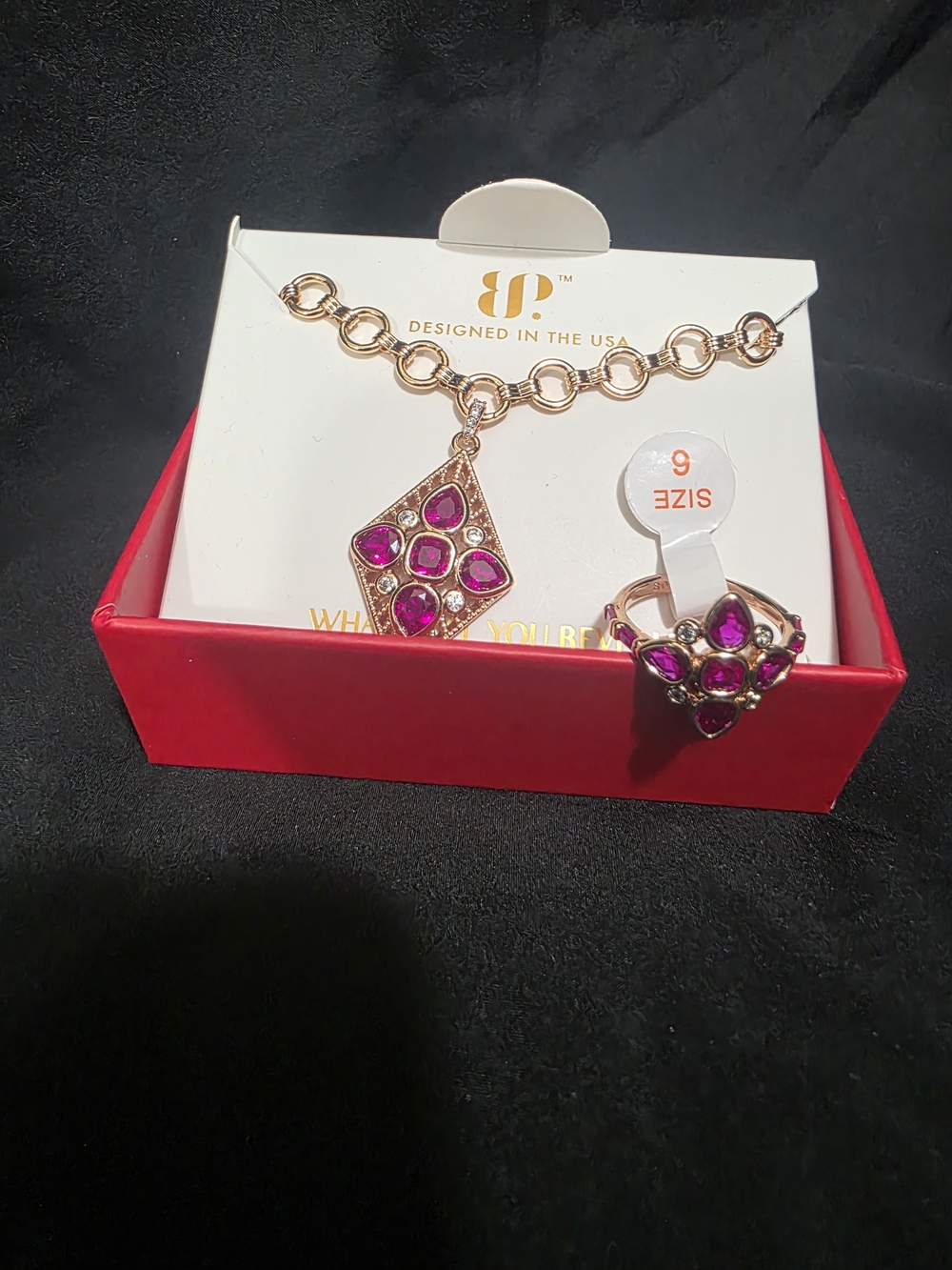 Bomb Party Necklace & Ring Set July 2026